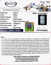 15.60/CT NATURAL KESHI PEARL